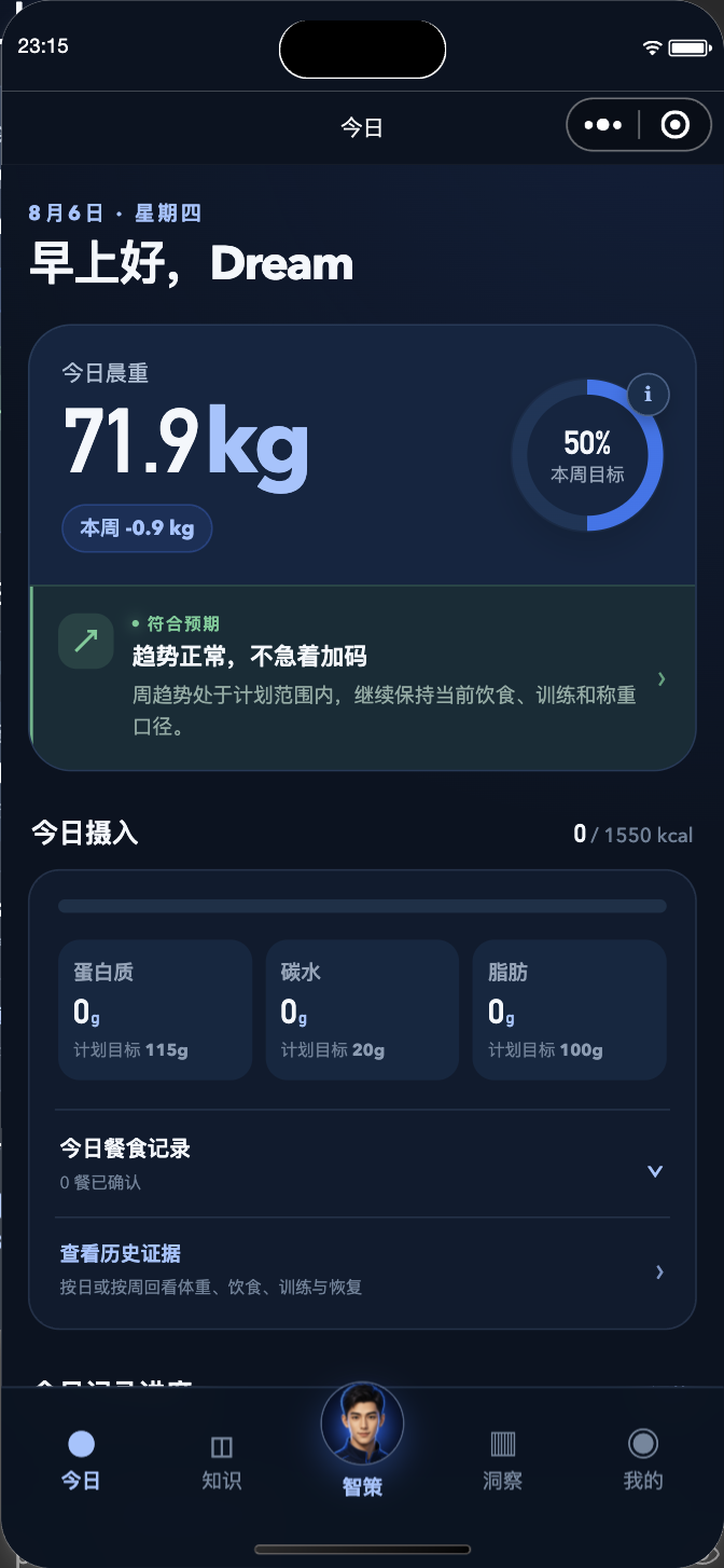 轻衡智策今日数据首页