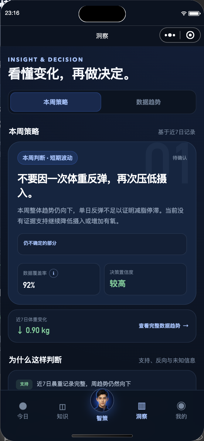 轻衡智策周度策略洞察页面